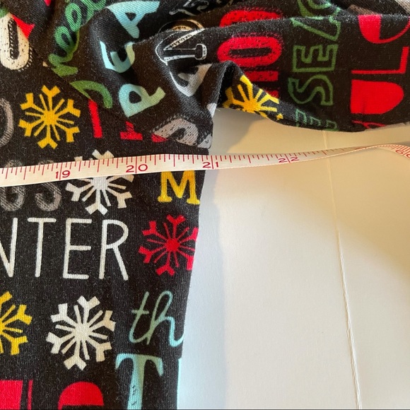 Sleep Sense Women’s Holiday Word-Print Jersey Sleep Top Size M - Picture 8 of 14